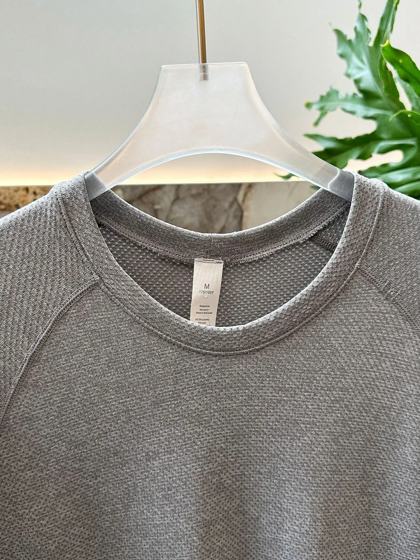 Lemon Metal Vent Tech Men's sports short-sleeved T-shirt Men's Casual Breathable Elasticity Round Neck Quick Drying Sports Shirt