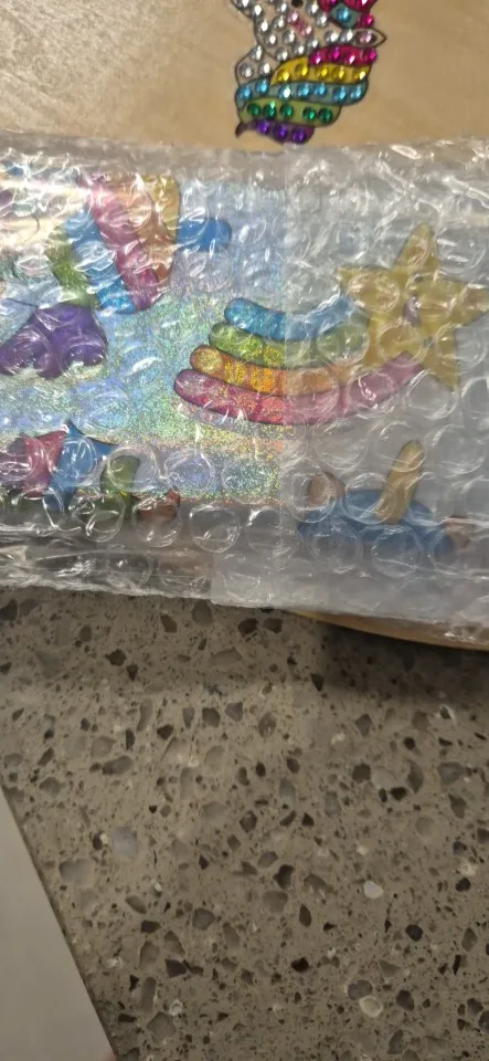 Pegatinas De Arte Con Gemas 3D - Kit DIY Para Crear Diseños De Animales, Unicornios Y Helados