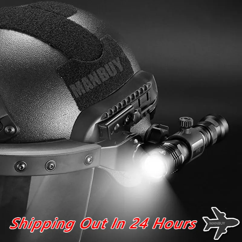 NITECORE HRM2 Helmet Mount Tactical Firefighting Accessorie for The Body of 25.4mm Flashlight P20 P10 NEW P12 MH12 Plastic Black