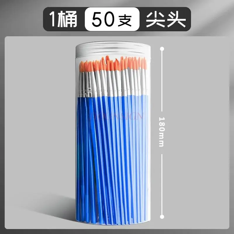 50 개/상자 수채화 펜, 유화 펜, 아크릴 브러쉬, 수채화 브러쉬, 라인업 페인트, 수채화 펜 세트, 브러쉬 컬러 펜