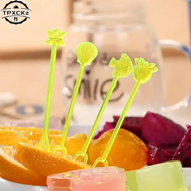 50/100pcs Plastic Night-club Drink/wine Decor Coconut Tree Cocktail Swizzle Sticks Drink Stirrer Coffee Muddler Puddler HOT SALE