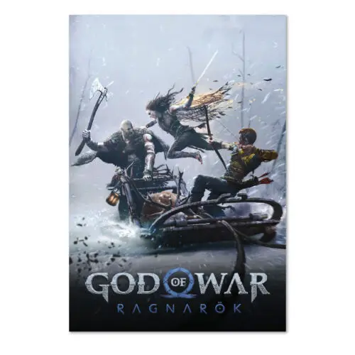 God Of War Ragnarok Game Art Picture Print Silk Poster Home Wall Decor