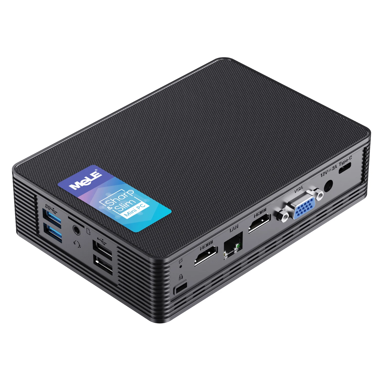 MeLE QuieterHD3 Fanless Mini PC Intel Celeron N5105 8GB 128GB 
