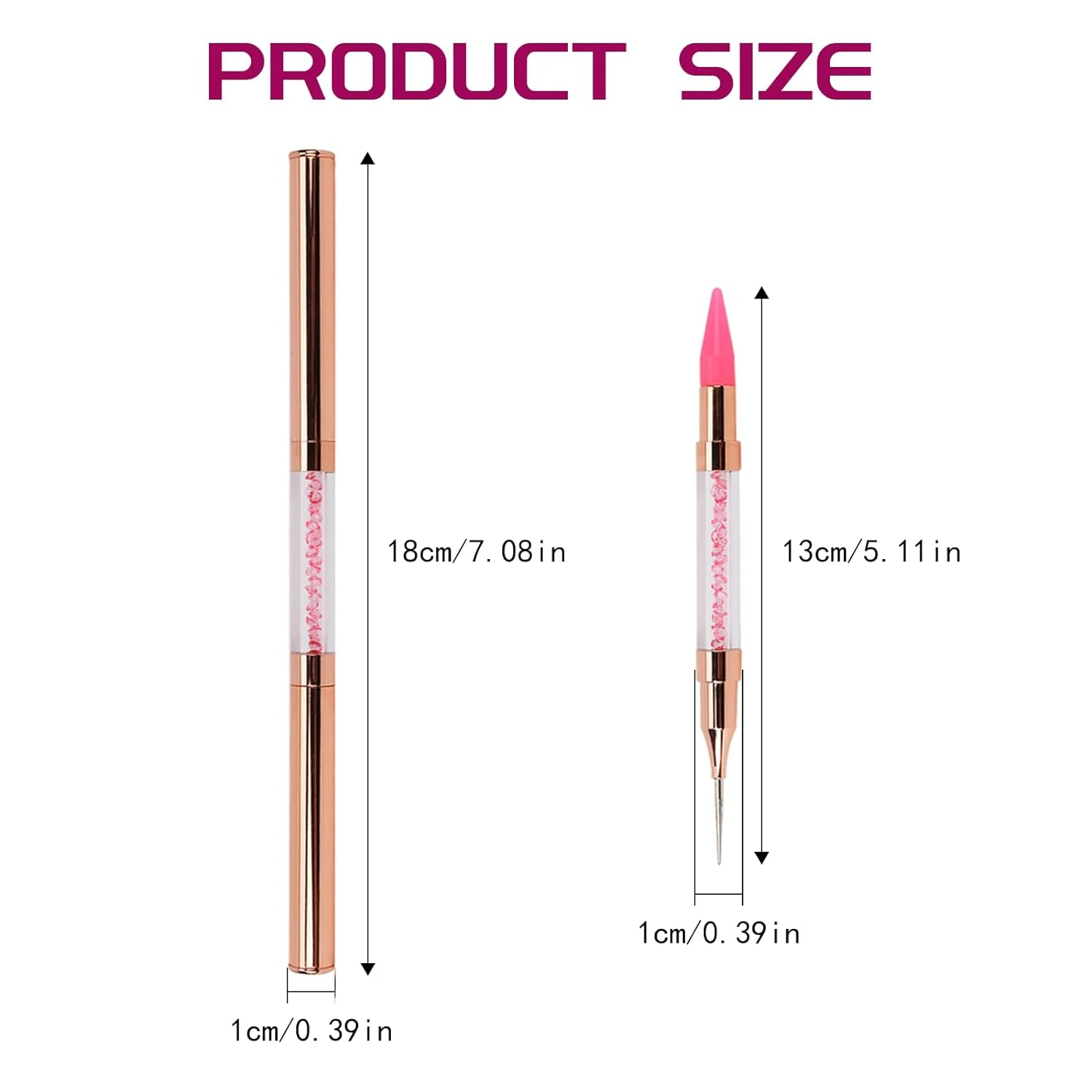 Exquisite Gorgeous Gemstone Nail Art Kit: Effortless Precise Application Dual-Ended Pen for Shimmering Rhinestones, Sparkling St