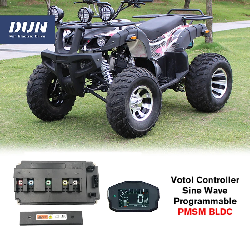 

Sine Wave Controller DUN/VOTOL EM-150 150A 3KW 4KW EM150 For QS Hub Mid-Drive Spoke Motor with DKD LCD One-Lin Speedometer