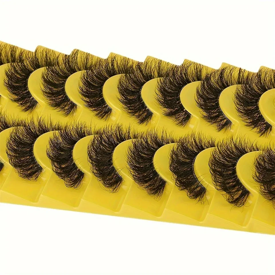 30 Pairs Soft Fluffy Thick Eyelashes Extensions