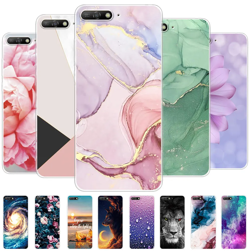 Per Huawei Y6 2018 2019 Custodia Per Huawei Y6S 2019 /Y6 Pro 2019 Custodia Morbida In Silicone Trasparente Per Huawei Y6 Prime 2018 2019 Funda