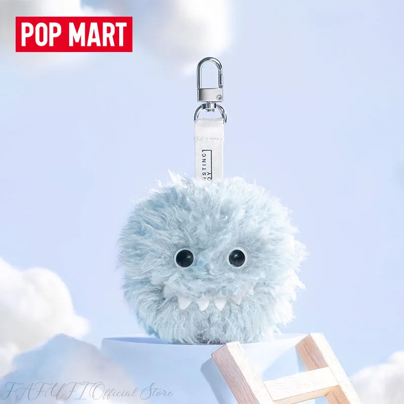 POPMART INSTINCTOY FLUFFY Plush Pendant Series 2 Key Buckle Mystery Box  Toys Doll Cute Anime Figure Ornaments Gift Collection