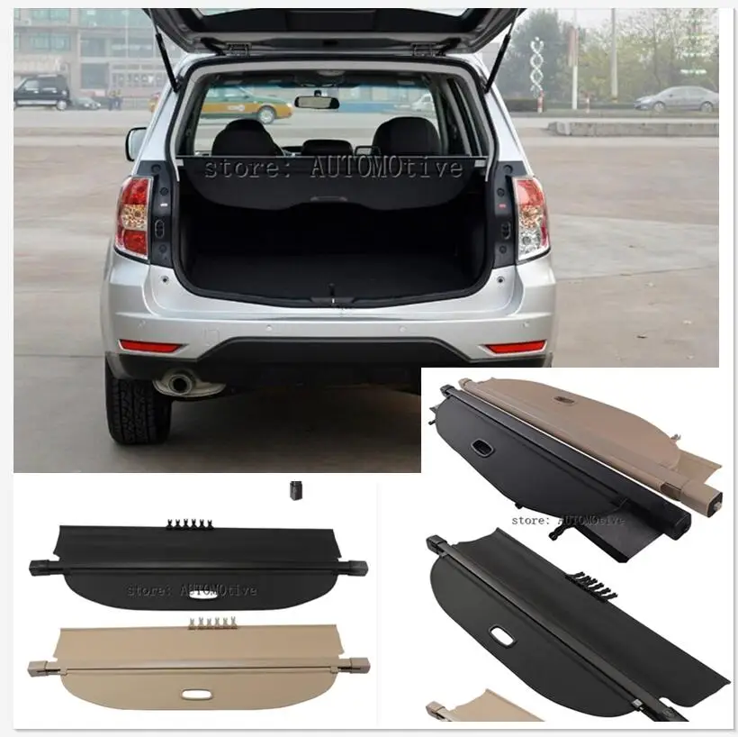 

Car Rear Trunk Security Shield Cargo Screen Shield shade Cover Fits For Subaru Forest 2009 2010 2011 2012