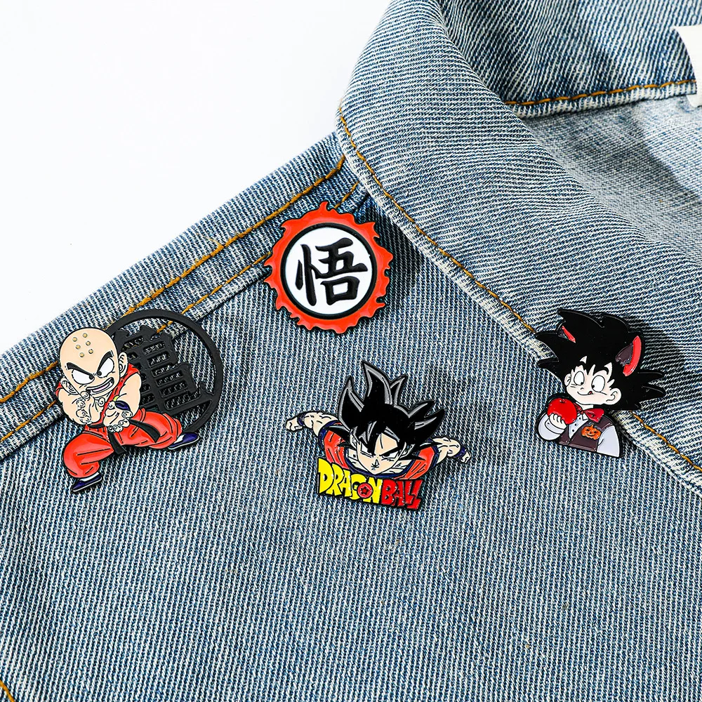 Stylish Anime Enamel Lapel Pins - Trendy Brooch Accessories