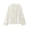 2024 Autumn New Women's Clothing European And American Style Fashion Versatile Series Bead Decoration Kimono Style Outcoat 2