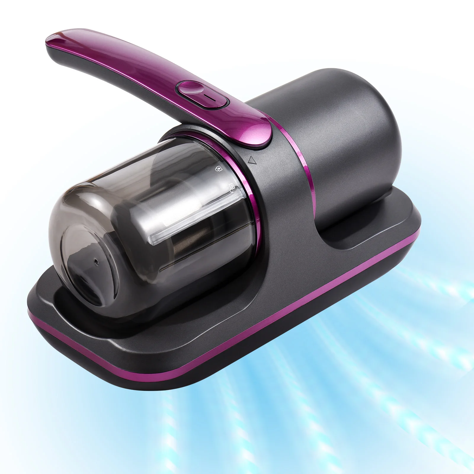 Handheld Bed Stofzuiger Matras Stofzuiger Licht Lichaam 6000Pa Zuig Mijt Remover voor Pet Hair (Wit
