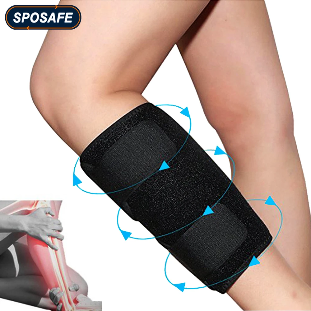 1Pcs Sports Adjustable Calf Compression Brace Shin Splint Guard Leg Support Sleeves Wrap Cycling Running Basketball Football calf compression sleeves calf compression sleeve