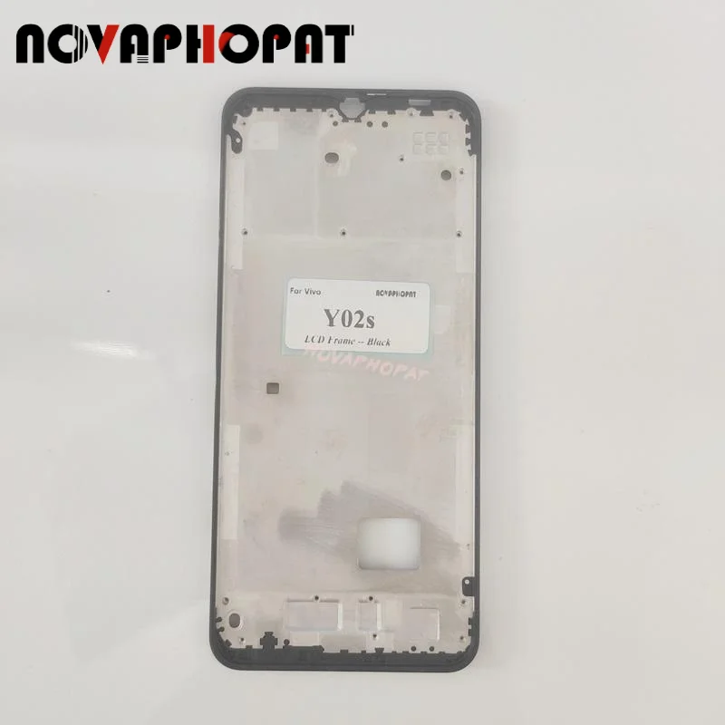 

Novaphopat, рамка ЖК-дисплея, передняя крышка корпуса, рамка корпуса для Vivo Y02s, Передняя фотография