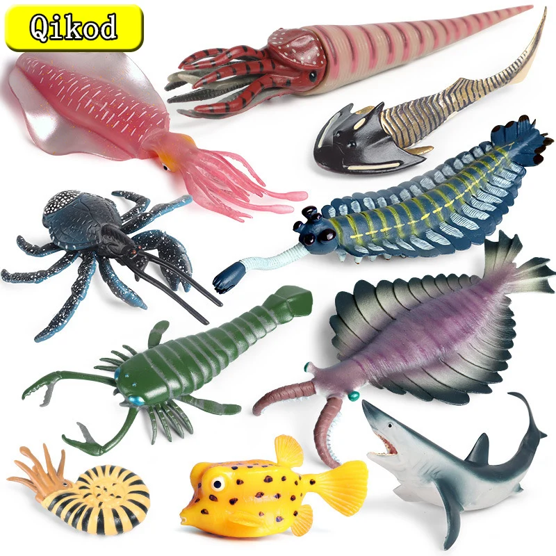 Пластиковое Доисторическое морское существо, древнее морское существо, морские фигурки, морские фигурки