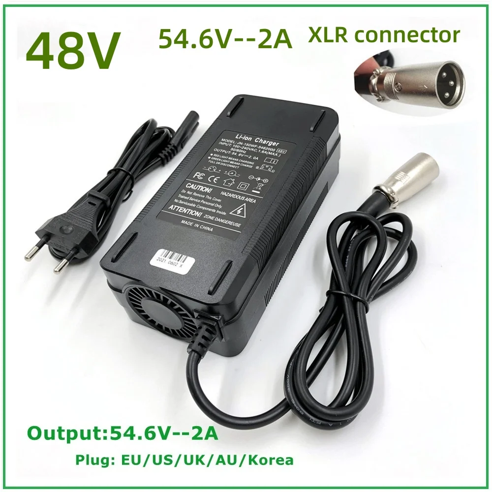 Carica batterie da 3A , 21.6V - 22.2V (25.2V) Li-ion Charger 6S DC Spina (5.5mm-2.1mm