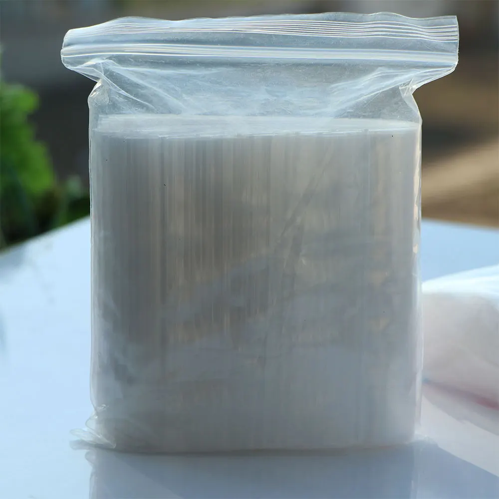 0.1mm Thick Reclosable Zip Lock Plastic Bags Transparent Vacuum Storage Bag for Home Supermarket Food Seal Organizer Ziplock Bag 6