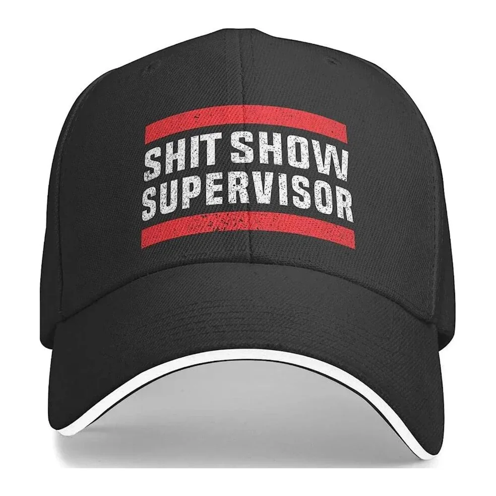 

2024 New Shit Show Supervisor For Men Dad Women Hats Graphic Baseball Cap Casquette Femme Gorras Hombre Snapback Hats