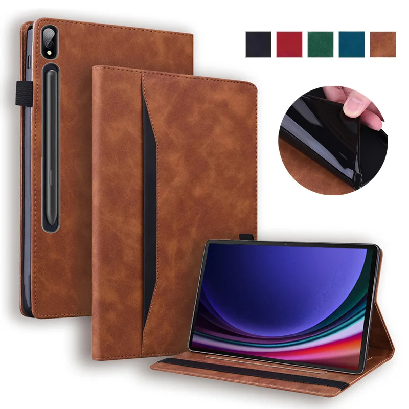 Per Samsung Galaxy Tab S9 Ultra Case 14.6 Pollici Fashion Wallet Stand Cover Per Funda Galaxy Tab S9 Ultra S9 Plus Tab S9 Case Capa