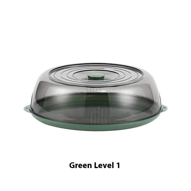 New Household Food Insulation Cover Transparent Stackable Dust-Proof Insect Food Insulation Cover Kitchen Gadgets Reusable LIJIA