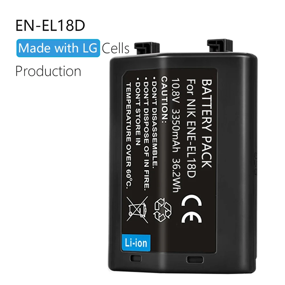 En-El18D En-El18D Enel18D Batteria Al Litio Ricaricabile Per Nikon Z9 D800 D4 D4S D5 D6 D800 D850 D500 Battery Grip