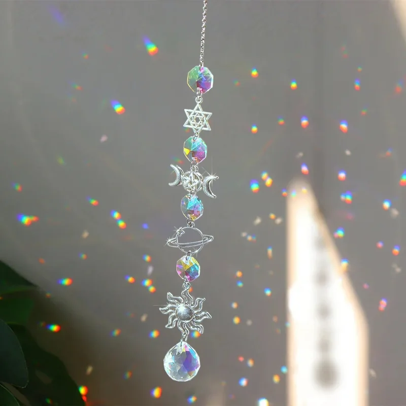 Crystal Wind Chime Rainbow Maker Sun Catcher Dream Catcher