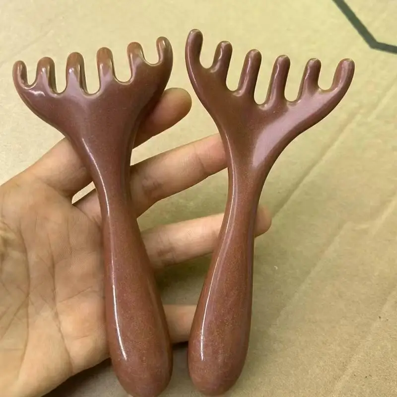 Head Massager Plastic Scalp Gua Sha Relax Relief Stress Improve Sleep Scraping Tool