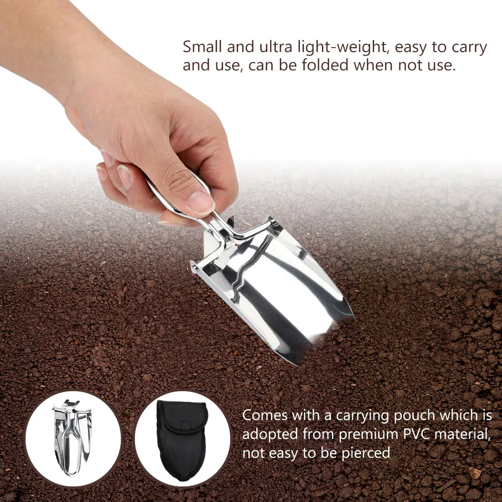 Camping Shovel Multi‑function Shovel Portable Mini Folding Shovel Survival Spade Multifunctional for Outdoor Fishing Camping 2