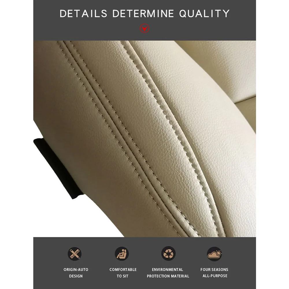 Autokayseat Covers Tan Driver And Passenger Bottom Seat Cover Car | Desertcart