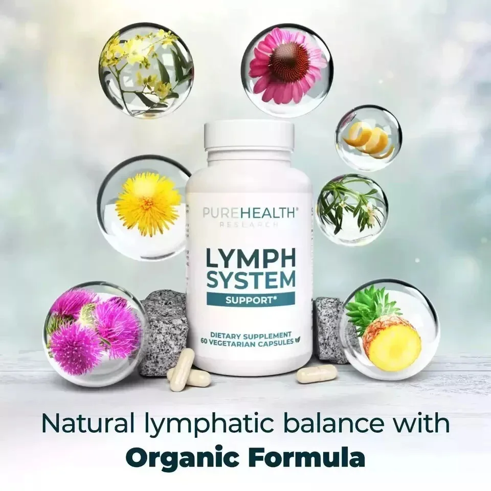 1 bottle health capsule reduces swelling in the lymphatic system improves resistance promotes growth is a health food