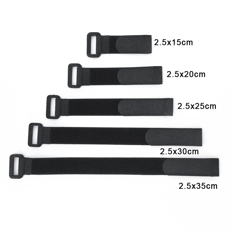 Description Picture 6 of item15PCS 2.5cm Width Nylon Reverse Buckles & Hooks Adhesive Fastener Tape Cable Ties Strap Sticky Line Finishing Black