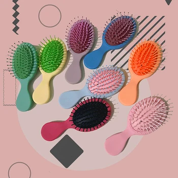 에어백 헤어 빗 미니 헤드 마사지기, 침혈 자극 헤어 브러시, 탈모 감소, 정전기 방지 스타일링 액세서리, 1 PC