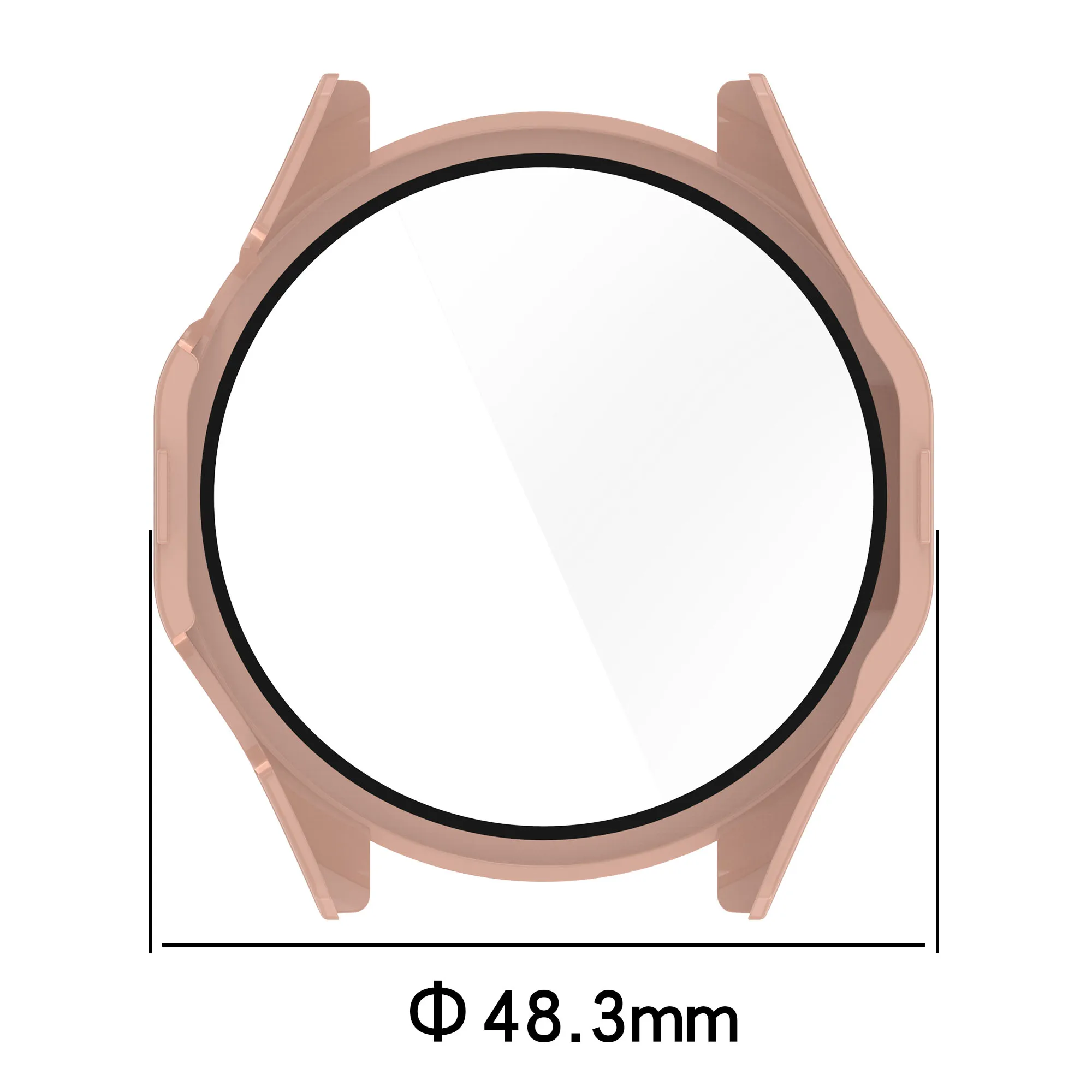 Durable Protective Shell Frame Cover for Smart Watch - Lightweight, Hollow Design, PC Bumper Accessories