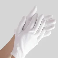 1 paire de gants en coton blanc pour hommes, uniforme de smoking formel, garde d'honneur, défilé, Costume de cérémonie, Cosplay, pièce de monnaie, bijoux, gant de majordome 5