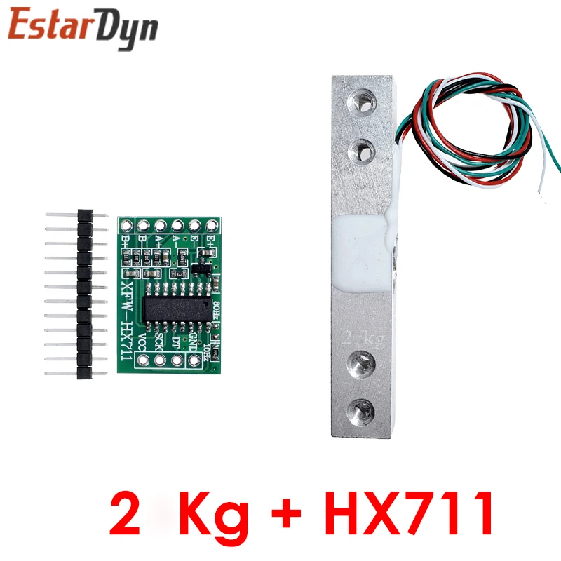 Enhanced Aluminum Alloy Weighing Pressure Sensor with HX711 AD Module for Precision Measurement