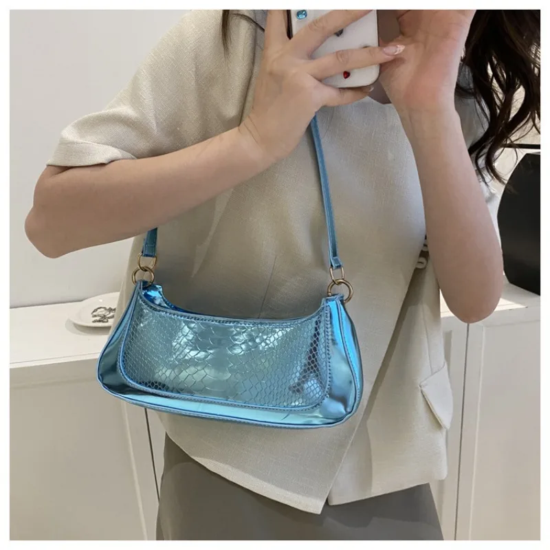 French Niche Design Stick Underarm Shoulder Bag for Women New Trendy Versatile Solid Color Small Shoulder Bag for Women