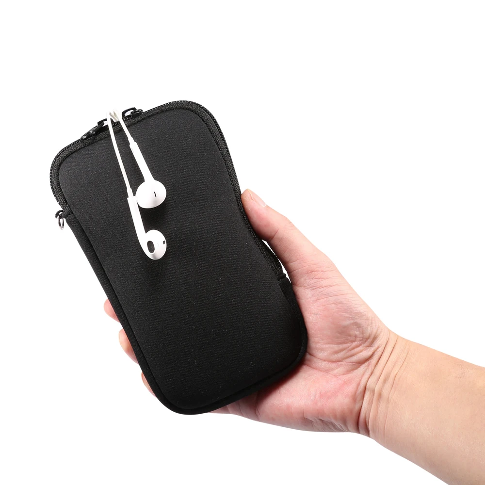 Universal Neoprene Phone Bag with Shockproof Storage and Hanging Rope