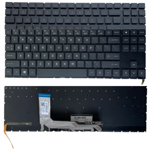 Backlit US English Keyboard For HP OMEN 15EK 15EN 15EN0013dx 0023dx