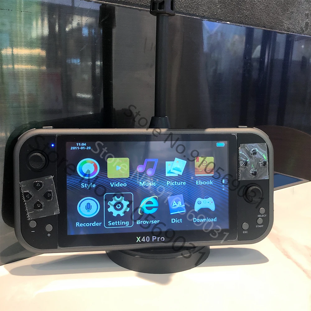 X40Pro 7 inch 16G classic retro dual handheld dual rocker video game console inch HD large screen handheld TV game console