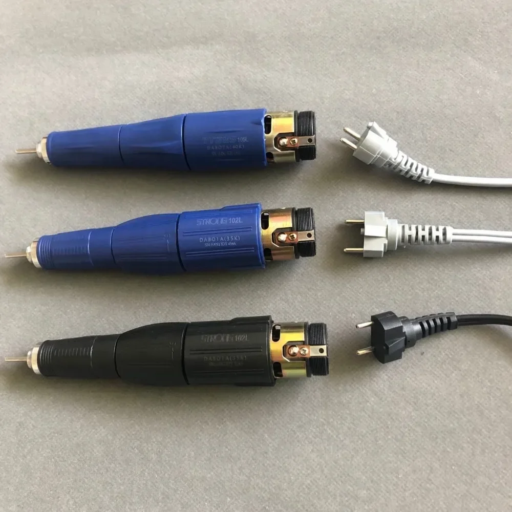 3PCS STRONG 210 204 90 102L 105L Handle Power cable Cord Electric Manicure Drill & Accessory Electric Nail Drill Machine 5