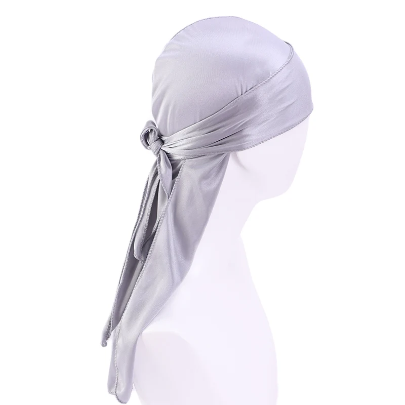 Men Women Durag Do Doo Du Rag Turban Bandana Adult Long Tail