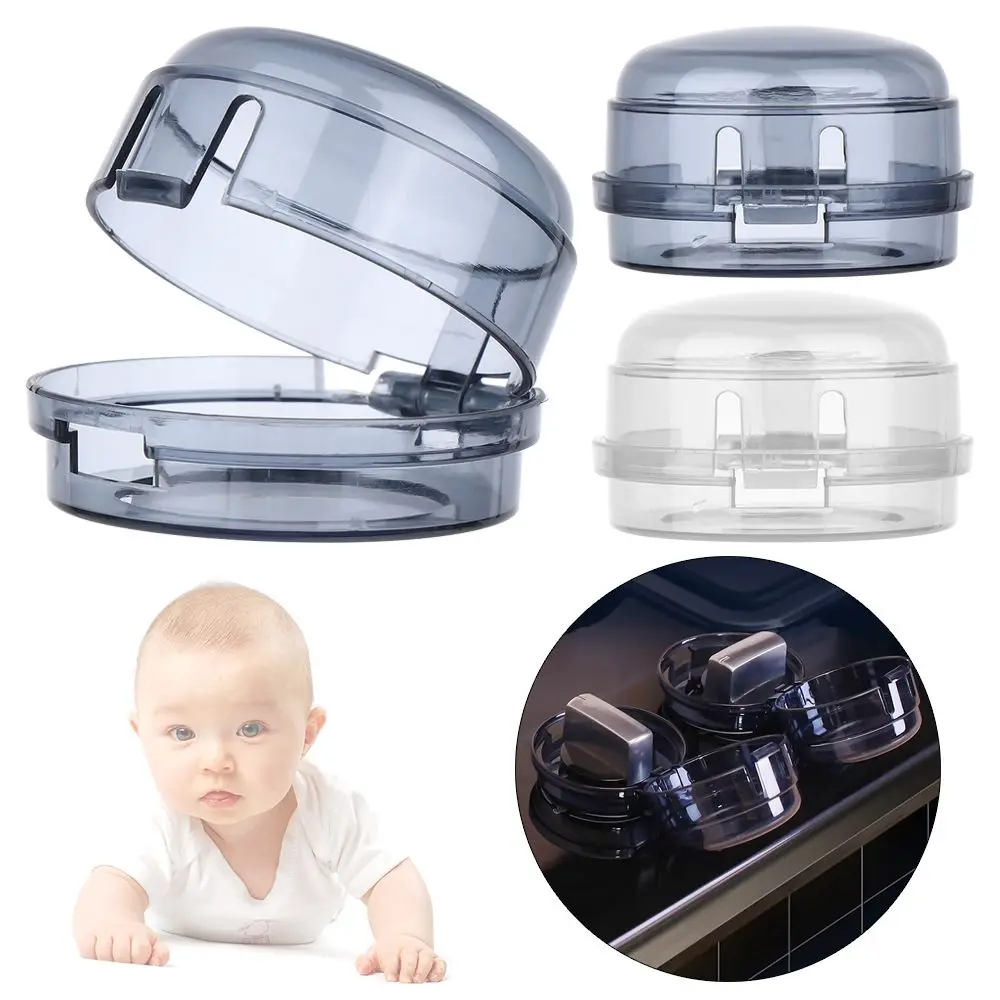 1/2pcs Useful Transparent Baby Safety Plastic Gas Stove Protector Child
