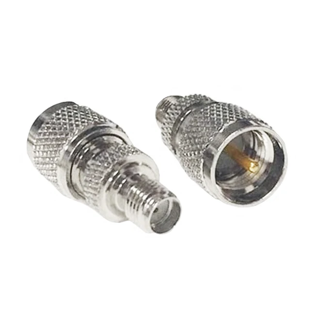 Conector N Macho Mini UHF Hembra Bydpete Oro Adaptador De Conector