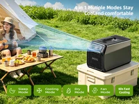 KOW60A C11-A Climatiseur de tente portable 3500 BTU 460W Unité de climatisation compacte pour camping avec 60 ° F-86 ° F Refroidissement rapide à température réglable pour tente, camping-car, caravane, camping, camping-car, glamping d'été en plein air 6