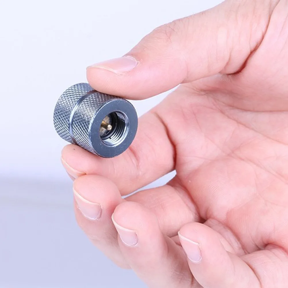 Type Connector Gas Refill Adapter Backpacking Butane Camping Canisters Compact Corrosion-resistant Aluminum Alloy