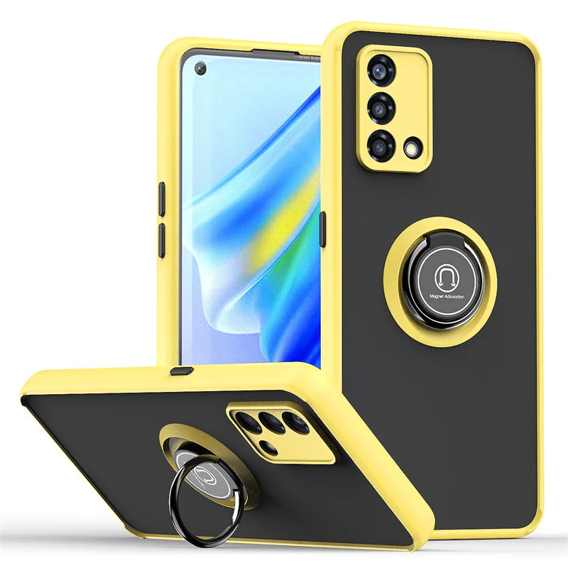 XINYEXIN Coque pour Oppo A74 4G, Etui Téléphone Antichoc avec Anneau de