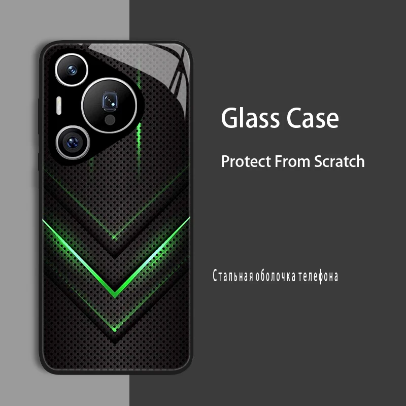 Enhanced Shockproof Tempered Glass Case Cover for Huawei Pura 70 Series