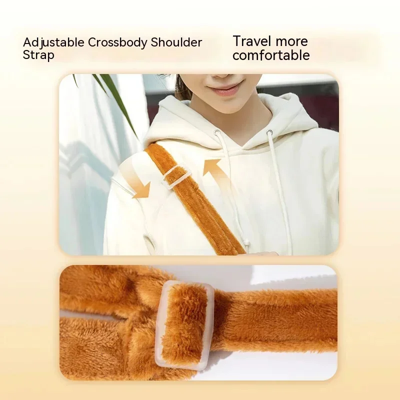 Portable Shoulder Bag Dog Bag Cartoon Kawaii Shoulder Winter Outing Warm Windproof Pet Products
