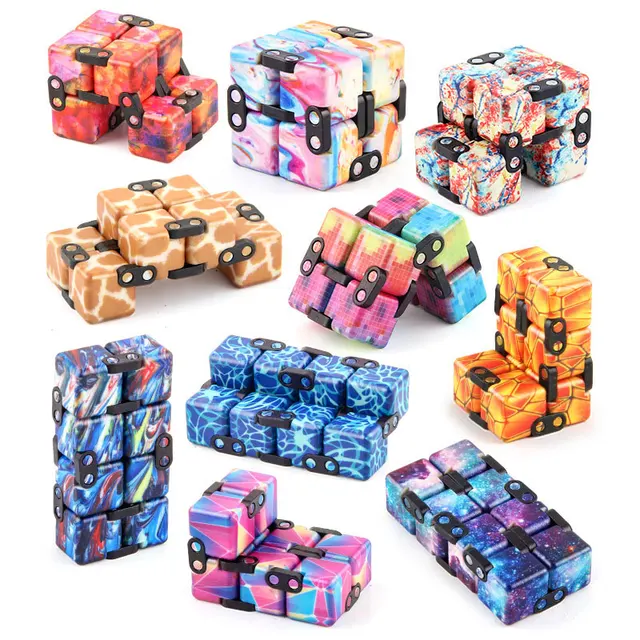 Autism Anti Stress Relief Creative Toy Infinite Cube Magic Cube Office Flip Cubic Puzzle Stop Stress Reliever Autism Adult Toys 4