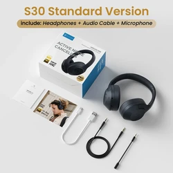 HAYLOU S30 Noise Cancelling Wireless Headphones with Extended Battery Life (Standard version-B)